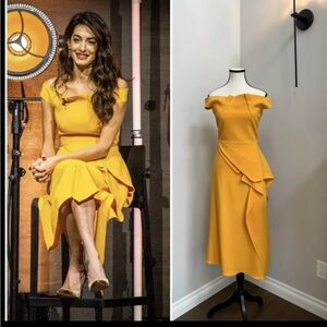 Roland Mouret Off the Shoulder Dress